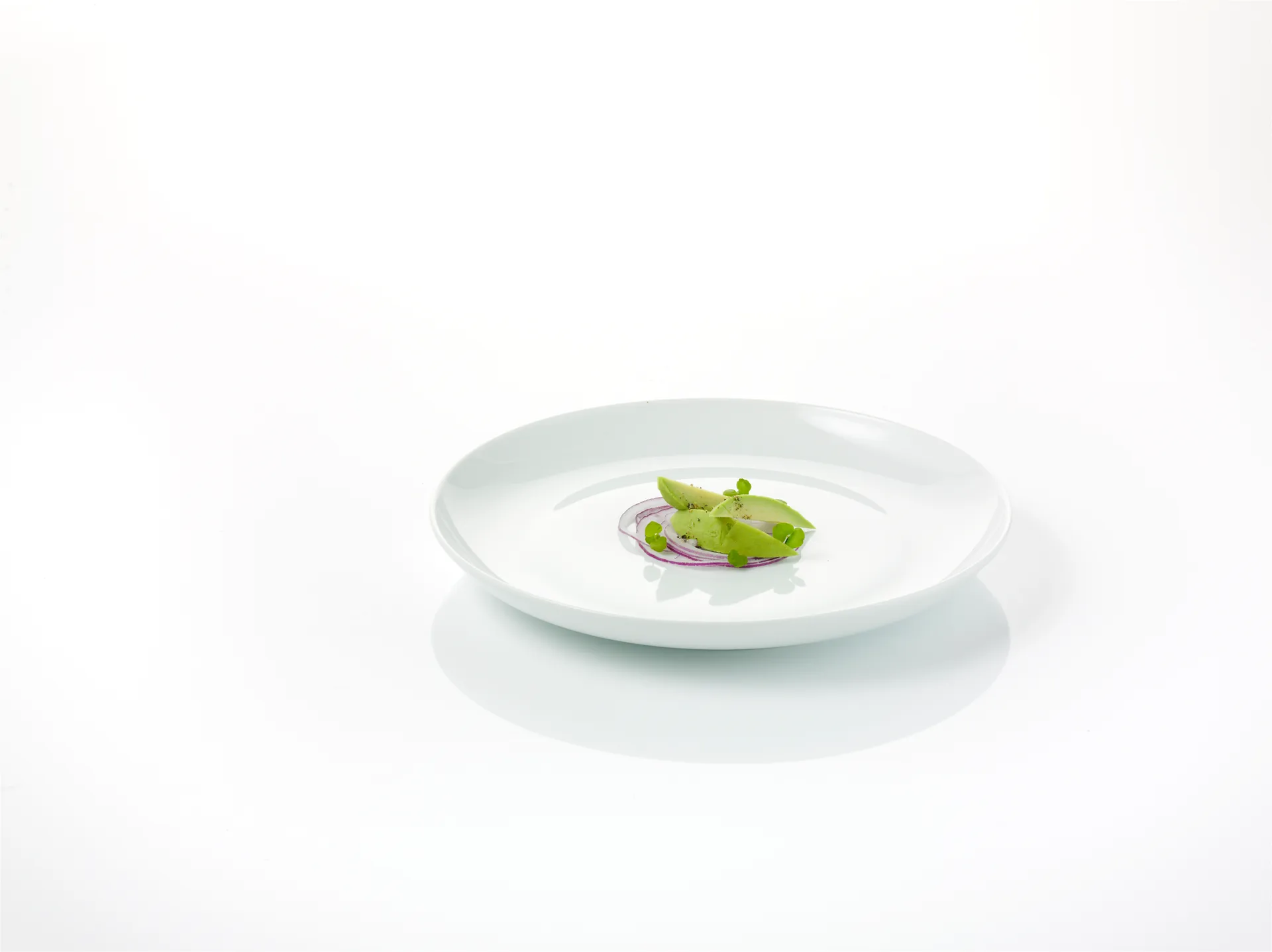 Atelier middagstallerken Ø22 cm 4-pak, Super hvid Aida