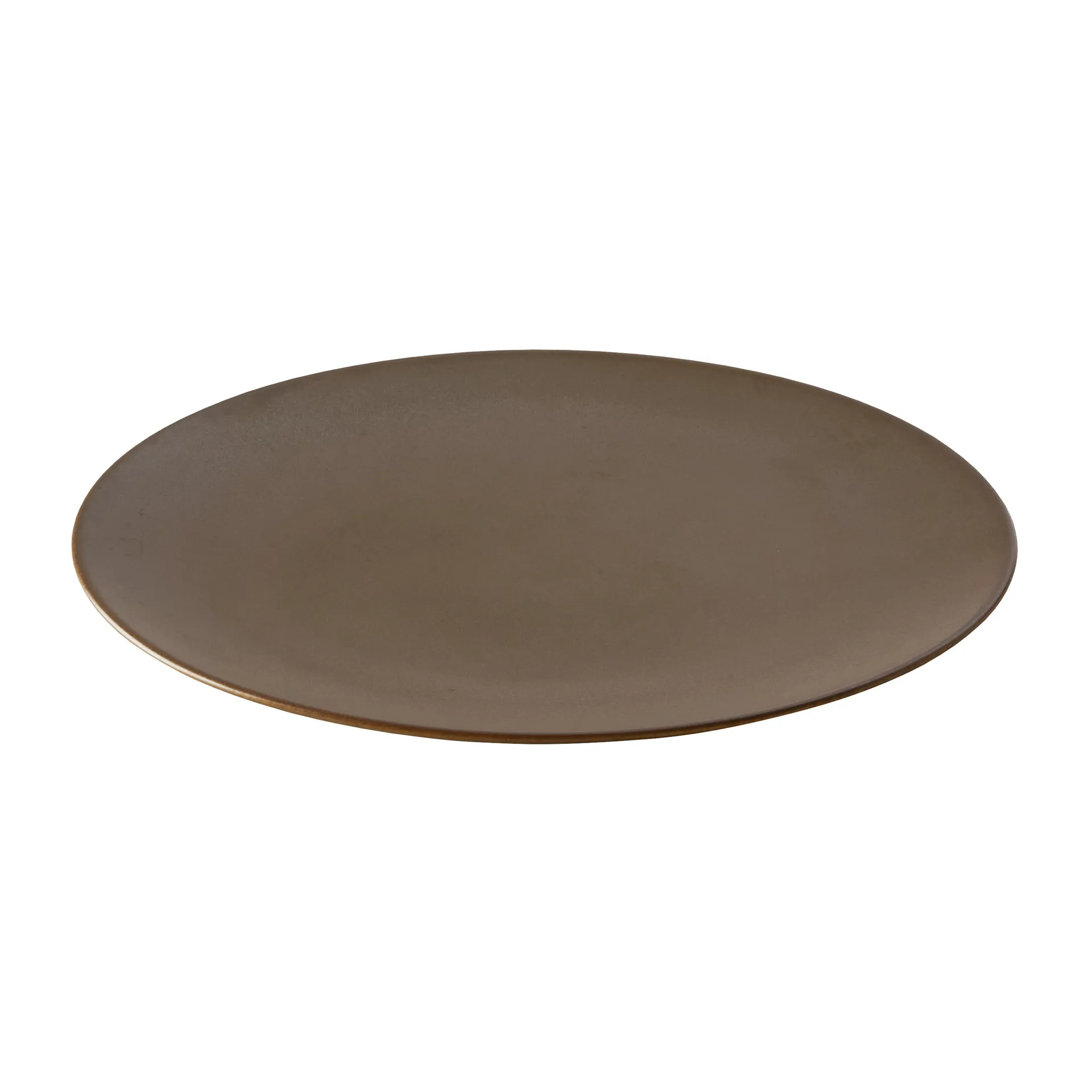 Ceramic Workshop tallerken Ø26 cm, Chestnut/Matte brown Aida