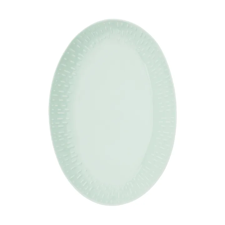 Confetti ovalt fad - Pistachio, 25,5x36 cm - Aida