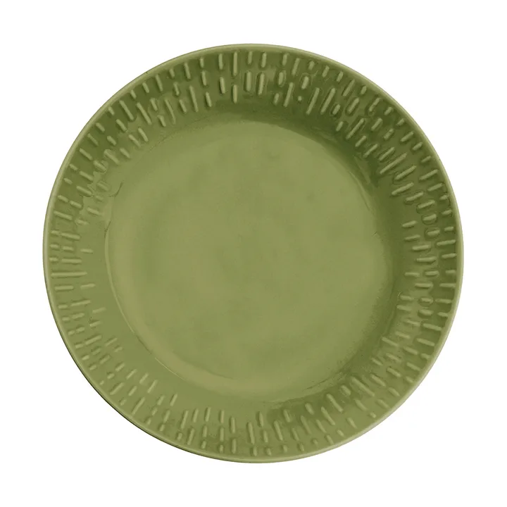 Confetti pastatallerken - Olive, Ø23 cm - Aida