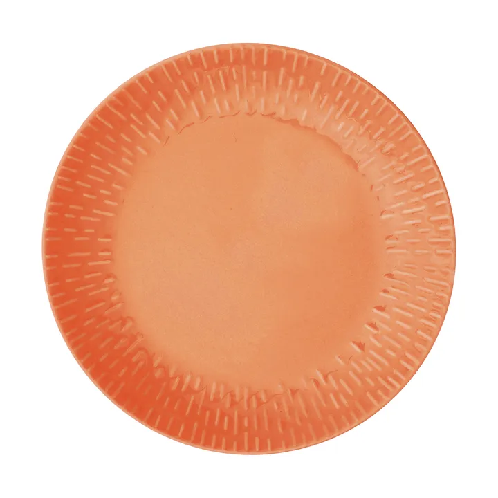 Confetti tallerken - Apricot, Ø24 cm - Aida