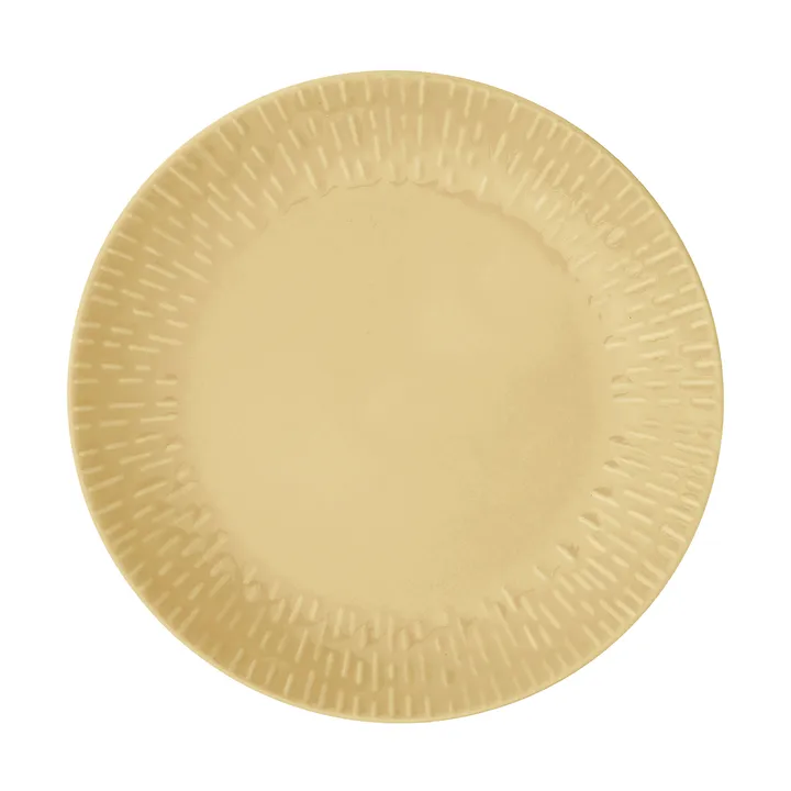 Confetti tallerken - Mustard, Ø24 cm - Aida