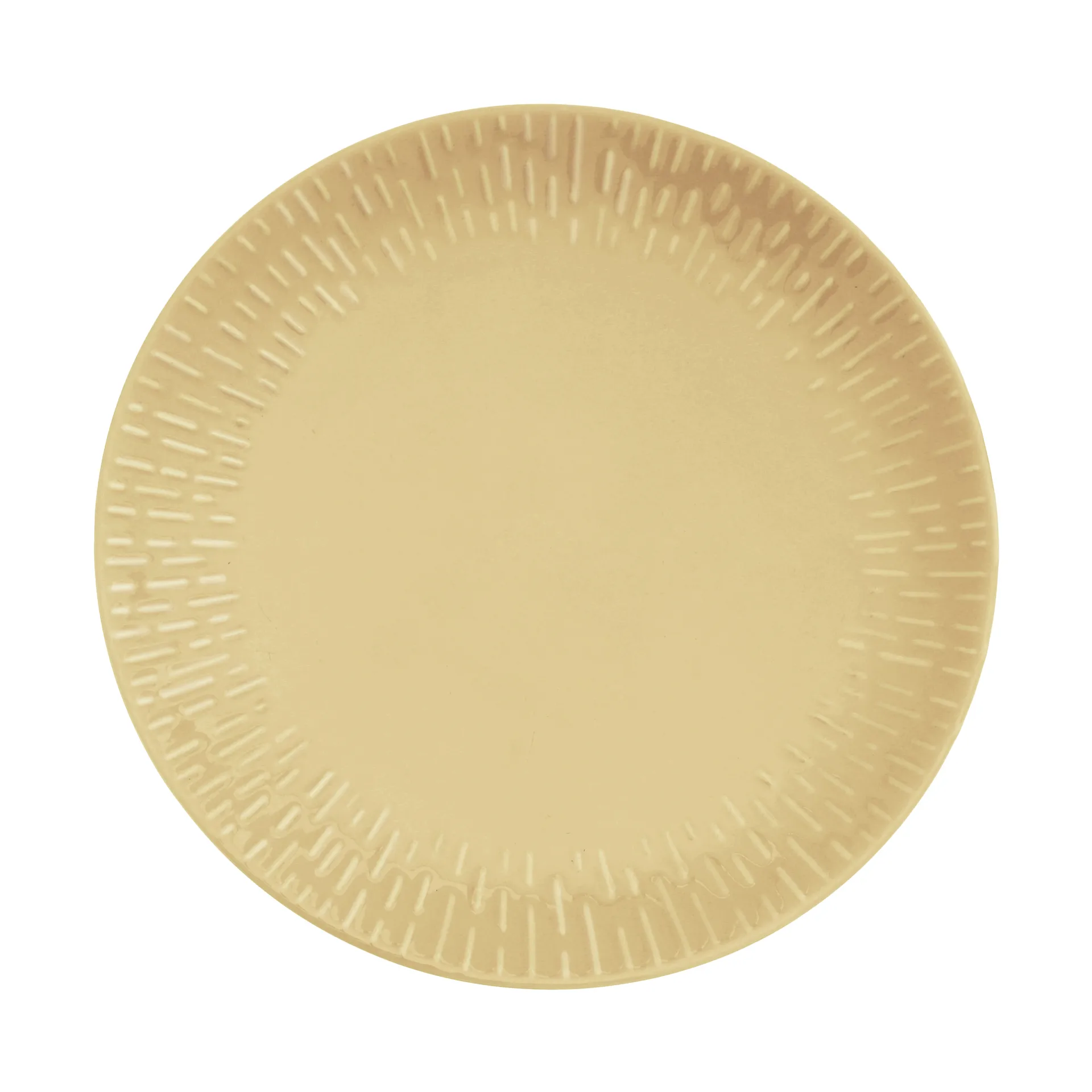 Confetti tallerken, Mustard, Ø27,5 cm Aida