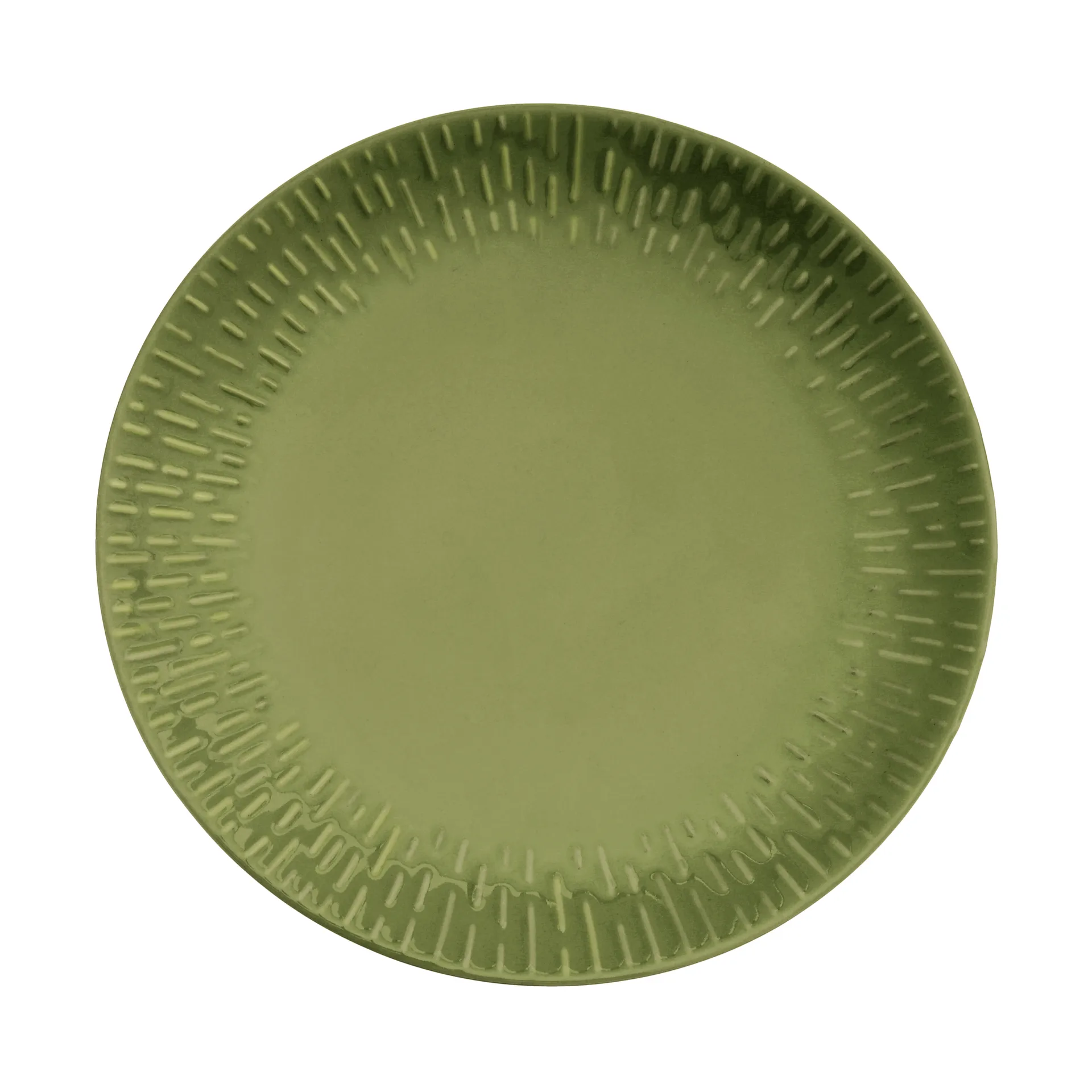 Confetti tallerken, Olive, Ø27,5 cm Aida