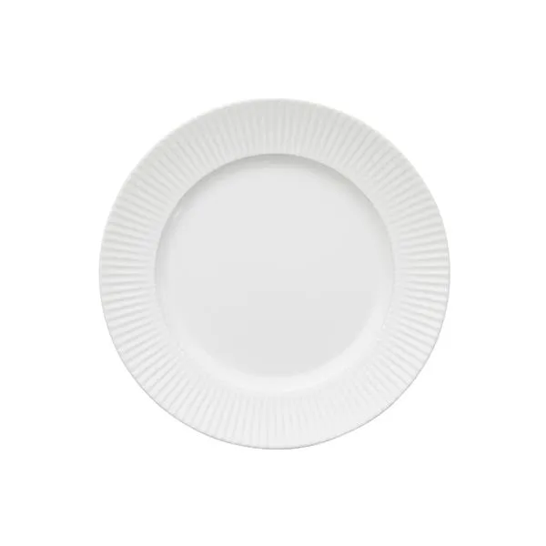 Groovy tallerken 21 cm, Hvid Aida
