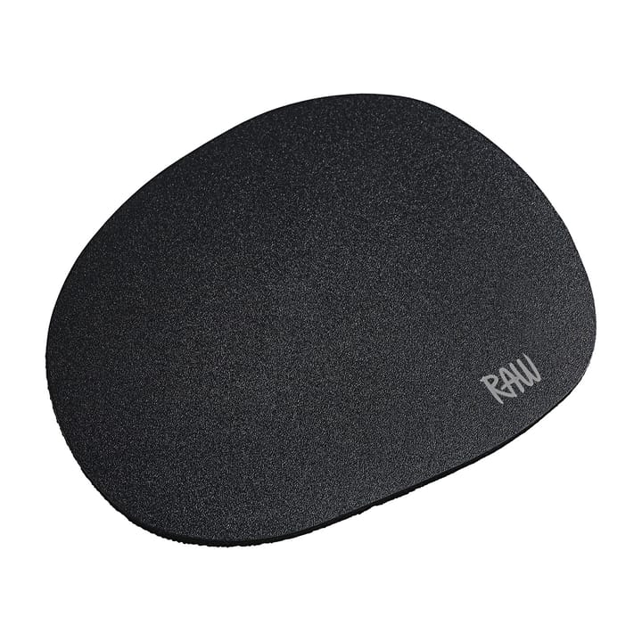 Raw coasters silikone 6-pak, Sort Aida