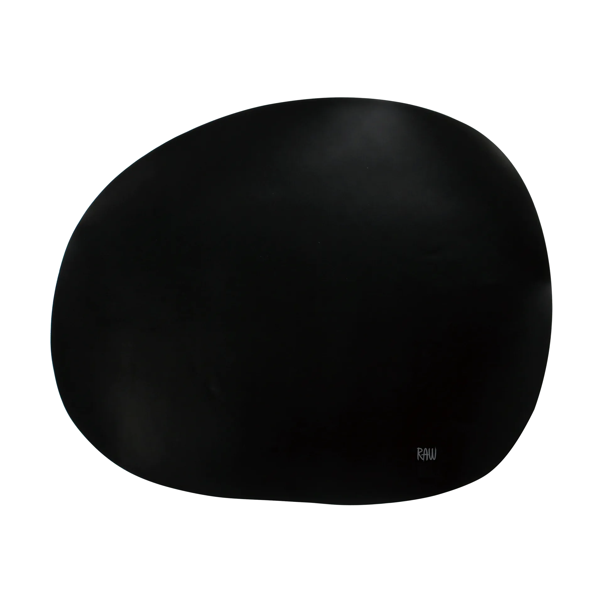 Raw creative dækkeserviet silikone 41x33,5 cm, Sort Aida