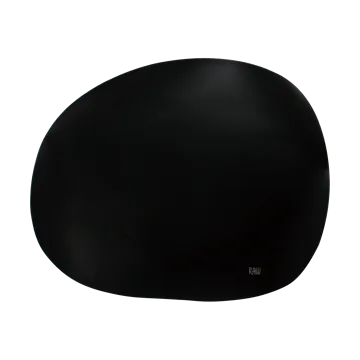 Raw creative dækkeserviet silikone 41x33,5 cm - Sort - Aida