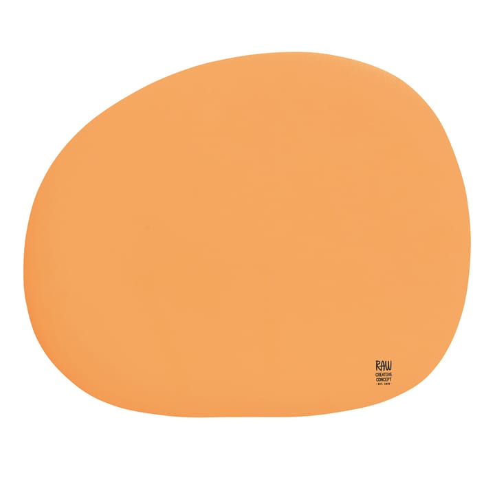 Raw dækkeserviet 41 x 33,5 cm - Pumpkin yellow - Aida