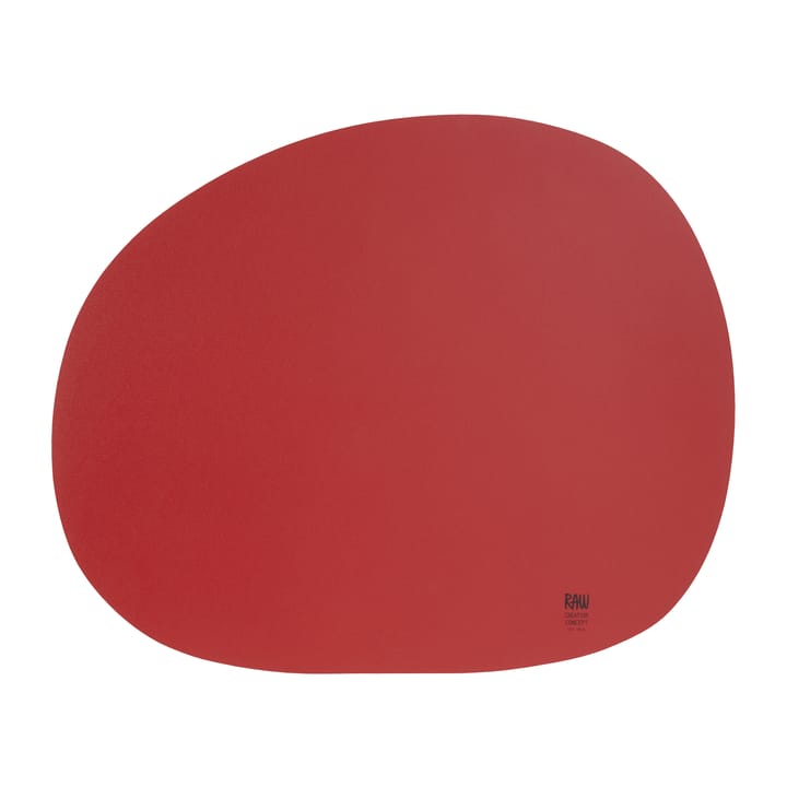 Raw dækkeserviet 41 x 33,5 cm - Very berry red - Aida
