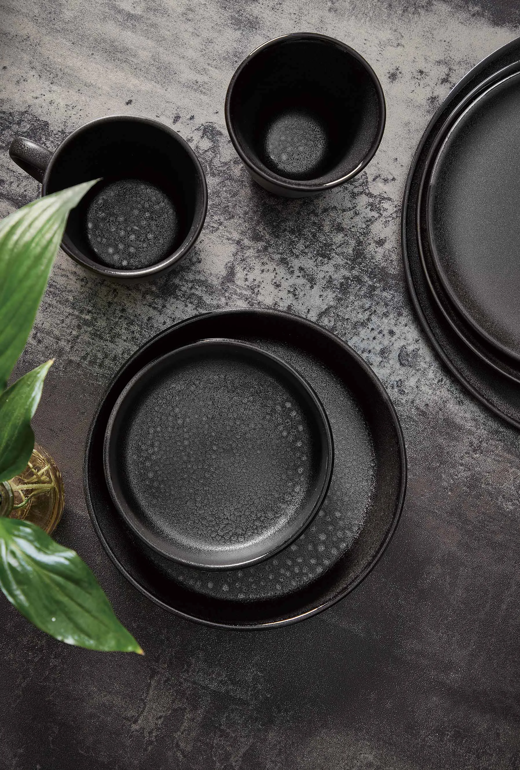 Raw dobbelvægget krus 25 cl., Titanium black Aida