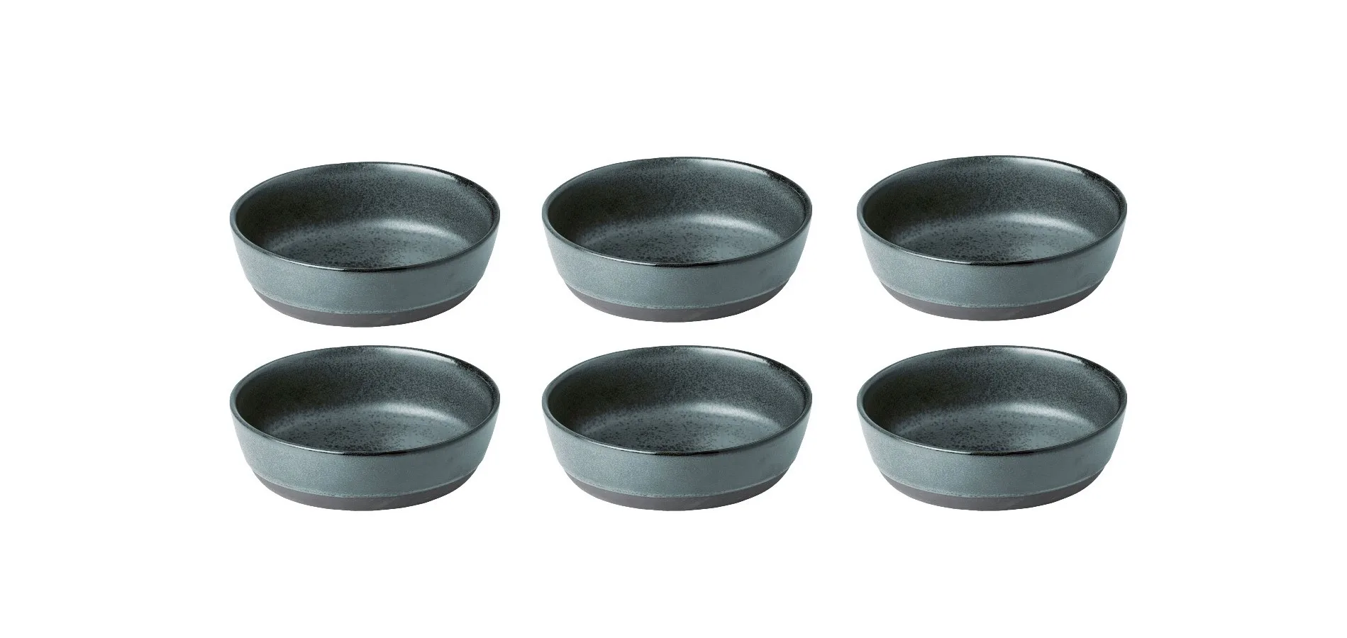 Raw dybtallerken 6-pak, Grøn Aida