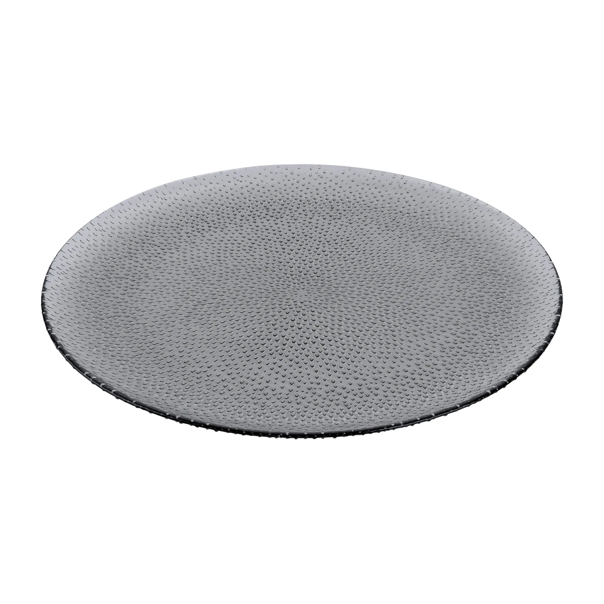 Raw glastallerken Ø27 cm, Smoke Aida