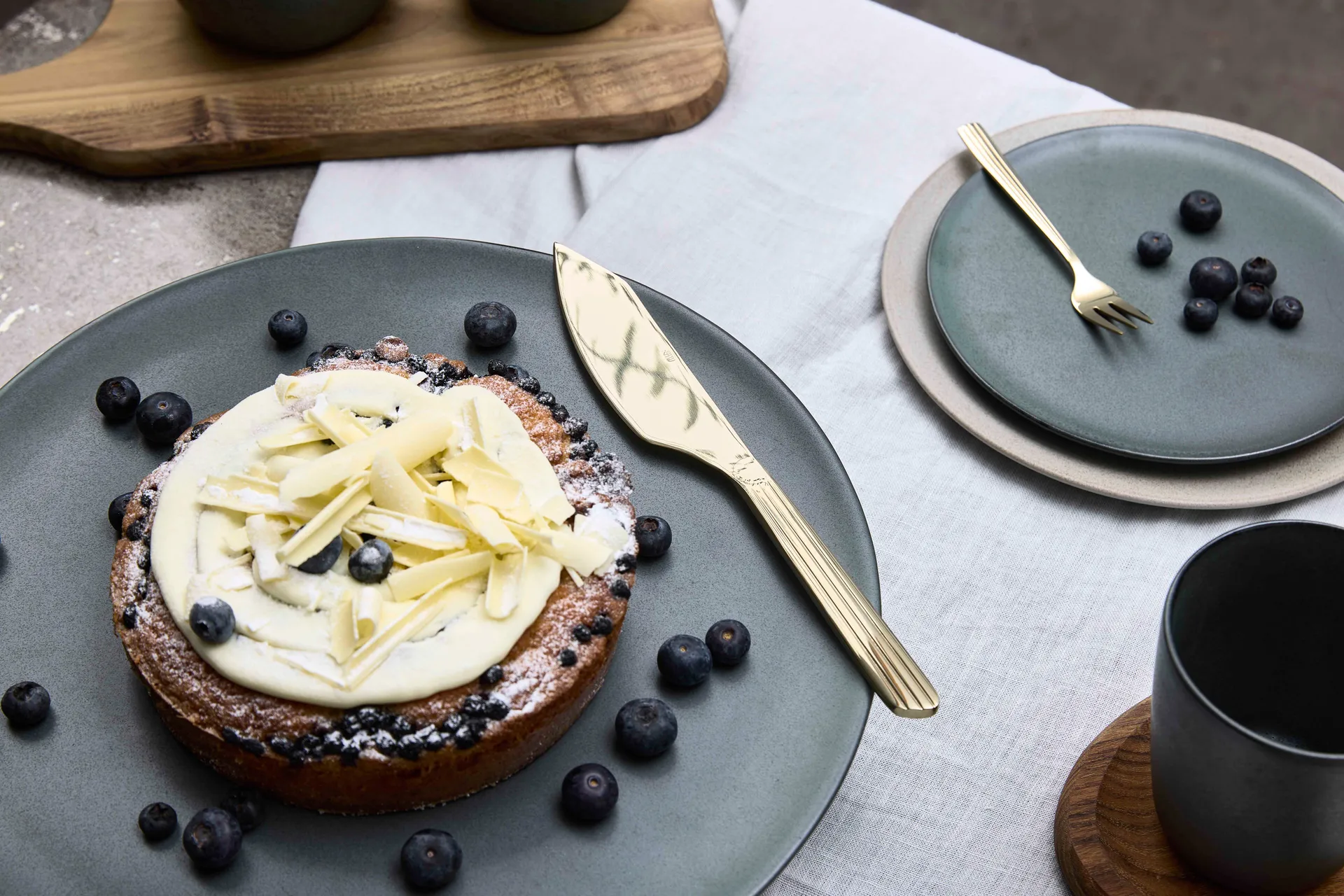 Raw kagekniv, Champagne-guld Aida