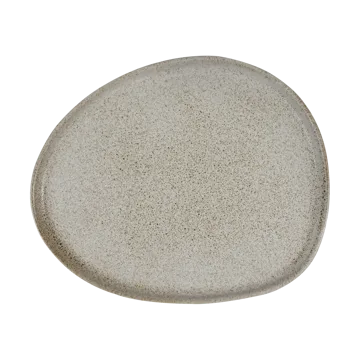 Raw Organic frokosttallerken 24x21 cm - Sandy beige - Aida
