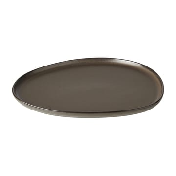 Raw Organic tallerken 29x25 cm - Metallic Brown - Aida