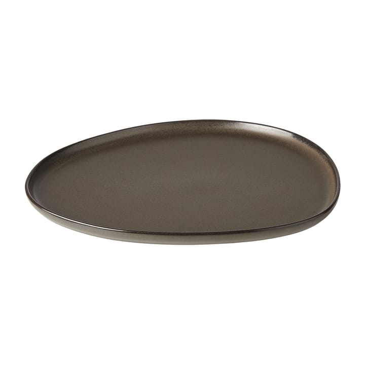 Raw Organic tallerken 29x25 cm, Metallic Brown Aida