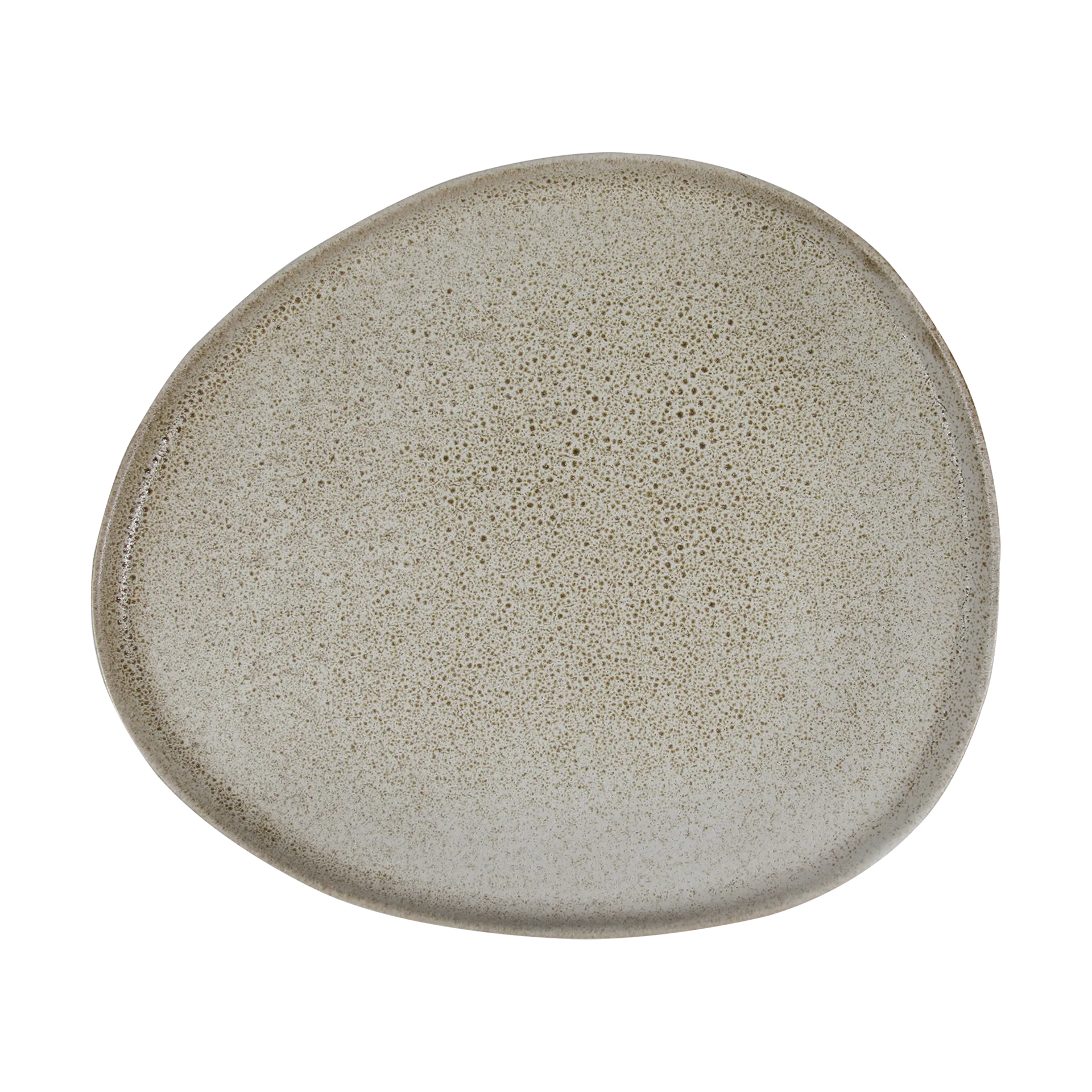 Raw Organic tallerken 29x25 cm, Sandy beige Aida
