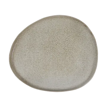 Raw Organic tallerken 29x25 cm - Sandy beige - Aida