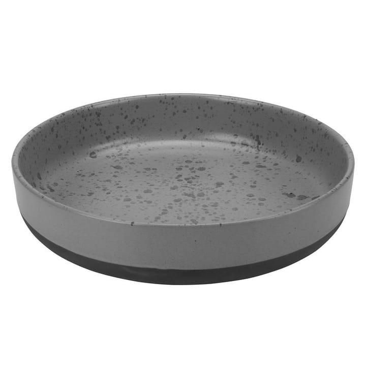 Raw serveringsskål Ø 30 cm - grå med prikker - Aida