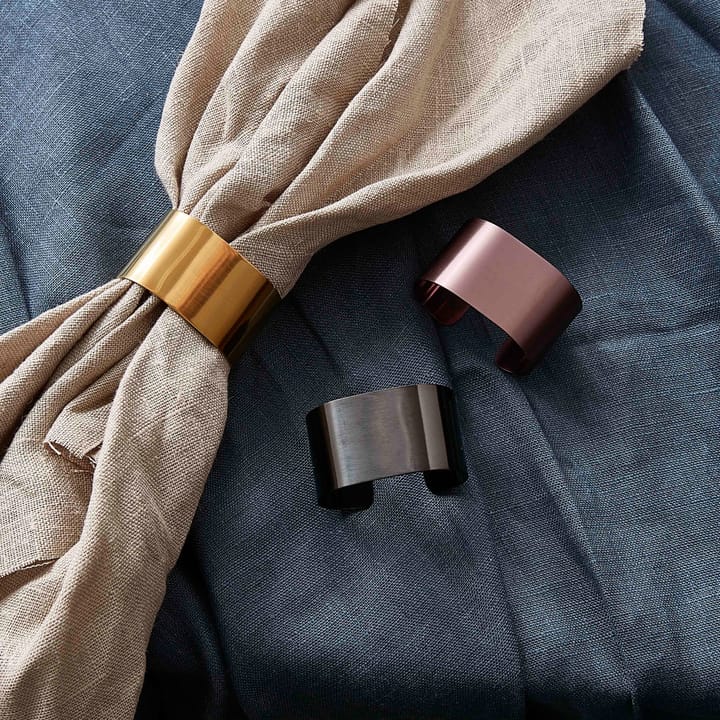 Raw servietholder 4-pak, Rosegold Aida