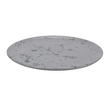 Raw tallerken Ø20 cm - grå med prikker - Aida