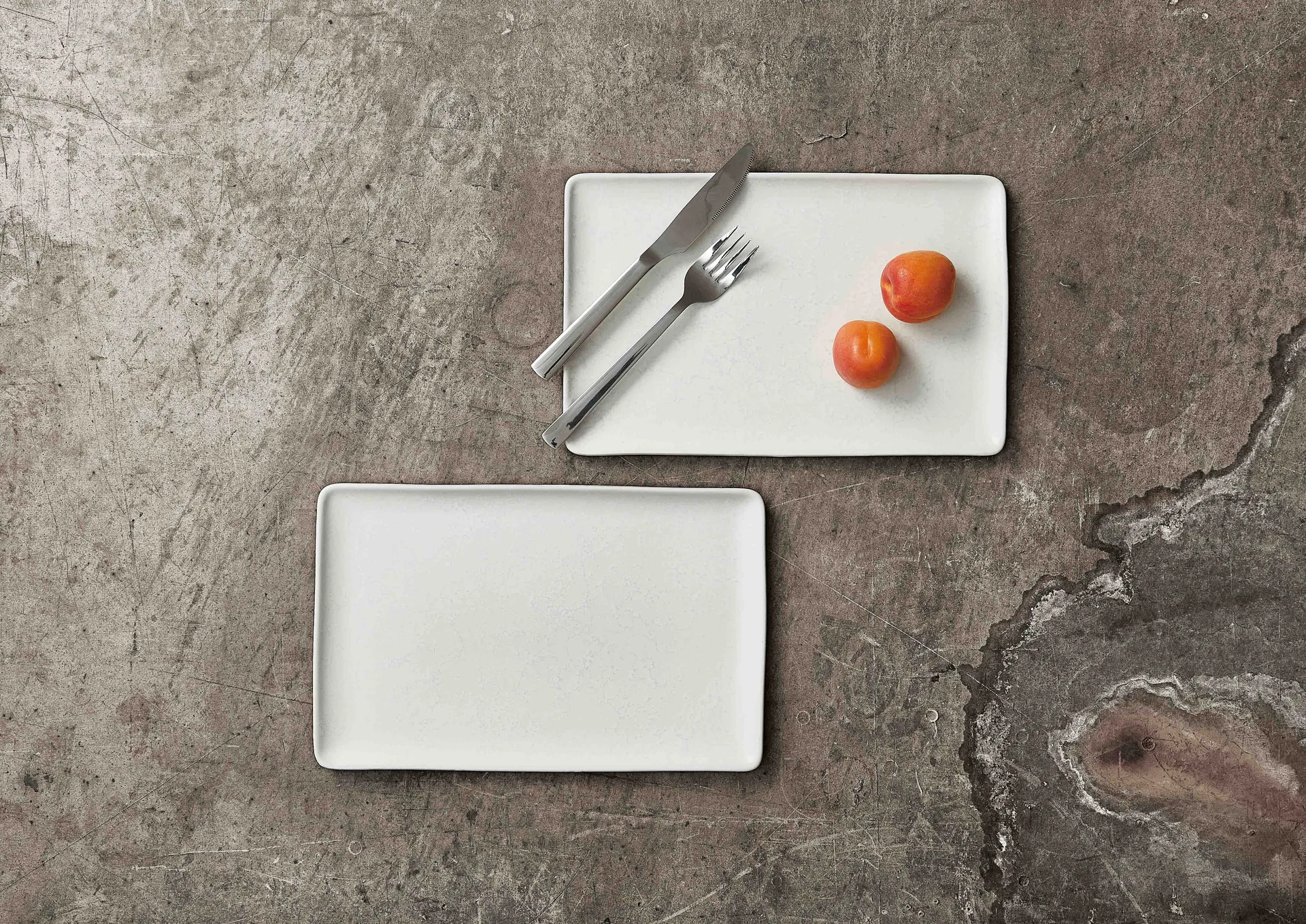 Raw tallerken 31,5x20 cm, Arctic white Aida