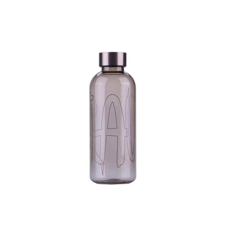 Raw vandflaske med tryk - Lysegrå - Aida