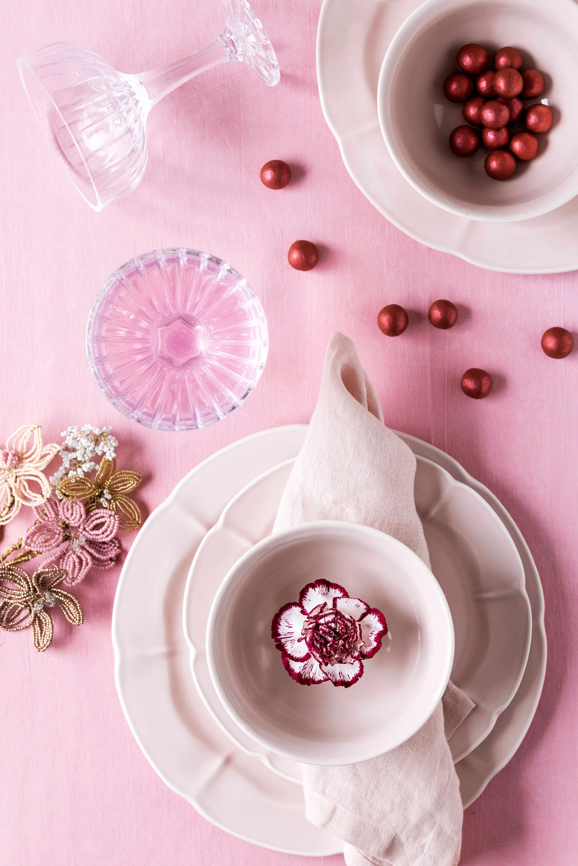 Søholm Solvej asiet 22 cm, Soft pink Aida