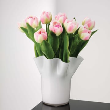 Tulip vase 20 cm - Hvid - Aida