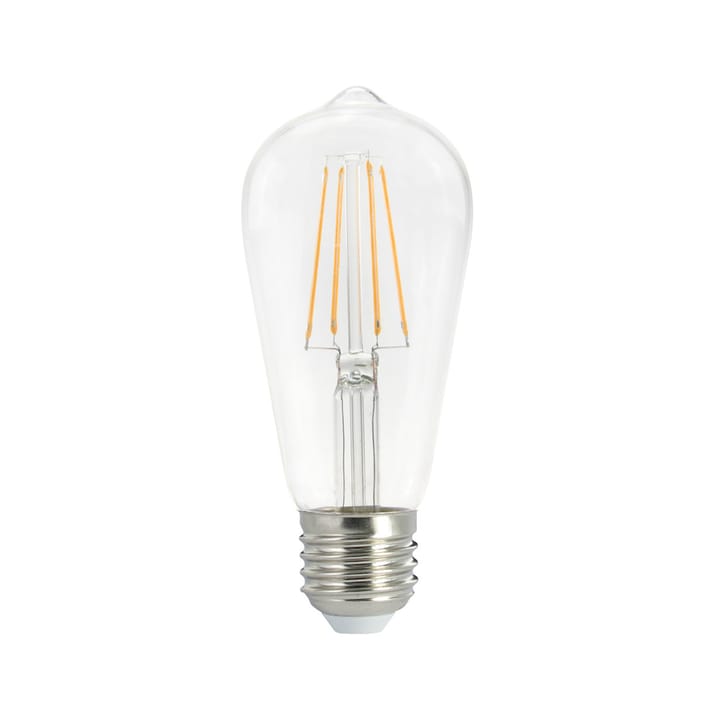 Airam Filament LED Edison lyskilde - Klar-dæmpbar-4-filament e27-5w - Airam