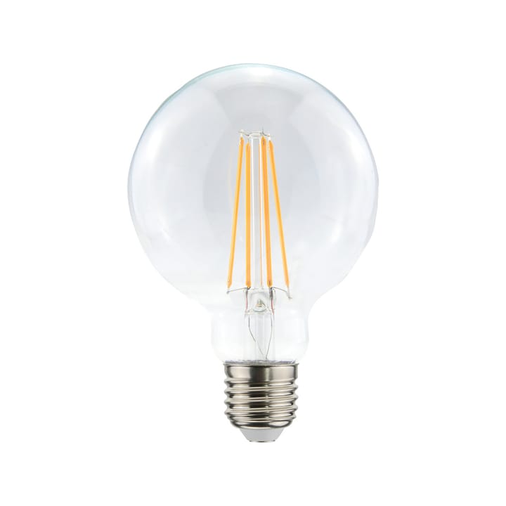 Airam Filament LED-globe 95mm lyskilde - Klar-dæmpbar-4-filament e27-5w - Airam