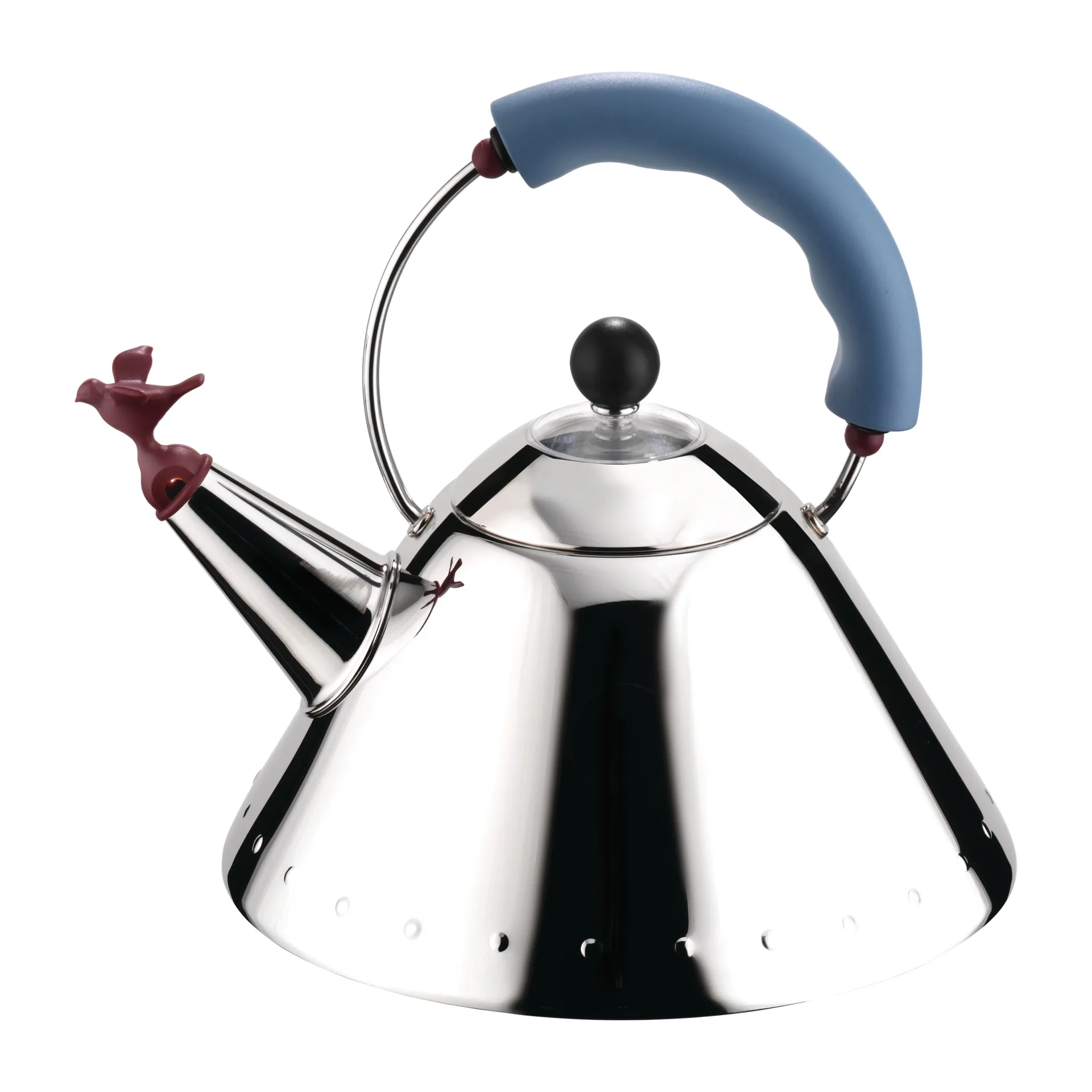 Alessi 9093 vandkoger, Lyseblå/Fugl Alessi