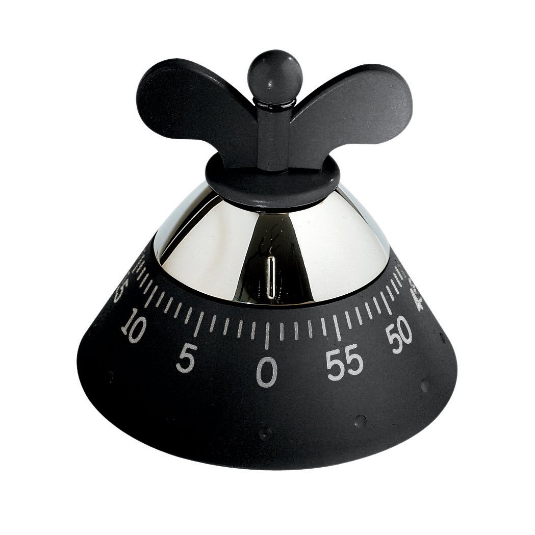 Alessi minutur sort | Skandinavisk Design | Termometre & minuture | Sort