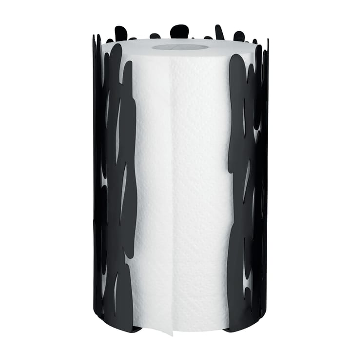 Barkroll køkkenrulleholder, sort Alessi