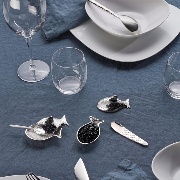 Colombina fish saltkar - rustfrit stål - Alessi