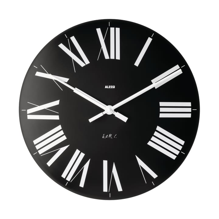 Firenze vægur Ø36 cm - Sort - Alessi