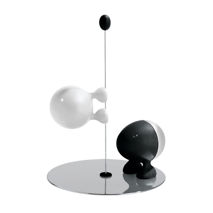 Lilliput salt- og pebersæt - sort-hvid - Alessi