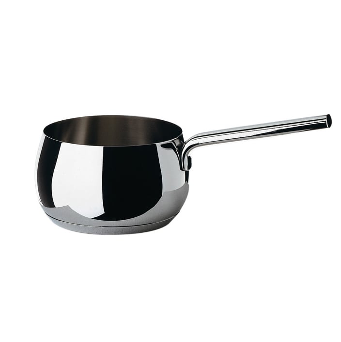 Alessi Mami kasserolle rustfrit stål 1 L | Skandinavisk Design | Kasseroller | Sølv