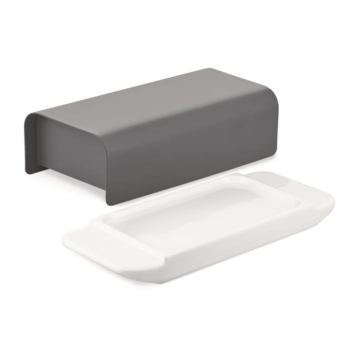 Mattina smørboks 9,5x21 cm, Mørkegrå Alessi