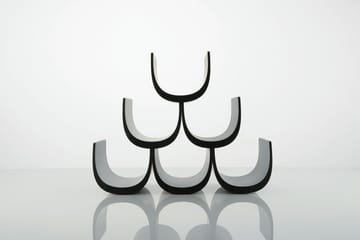 Noè vinreol - Sort - Alessi