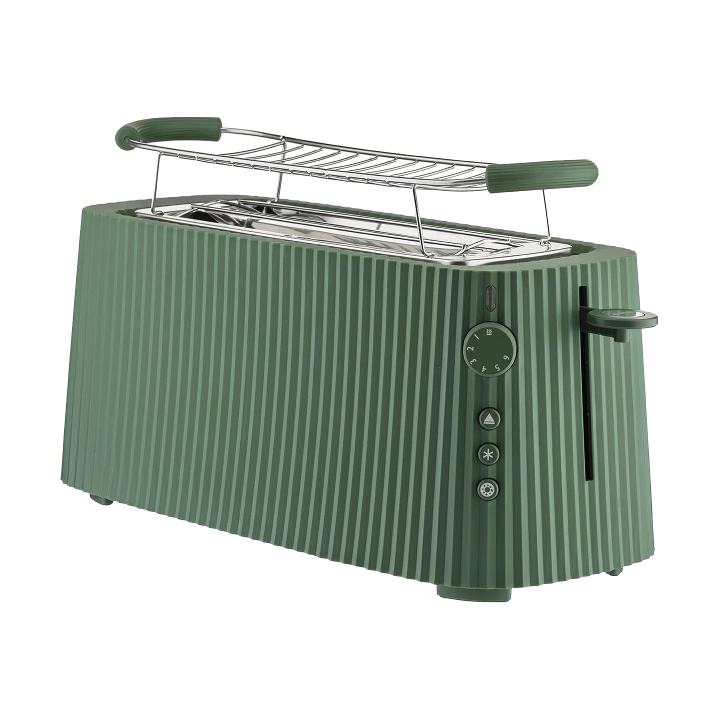 Plissé brødrister dobbelt, Grøn Alessi
