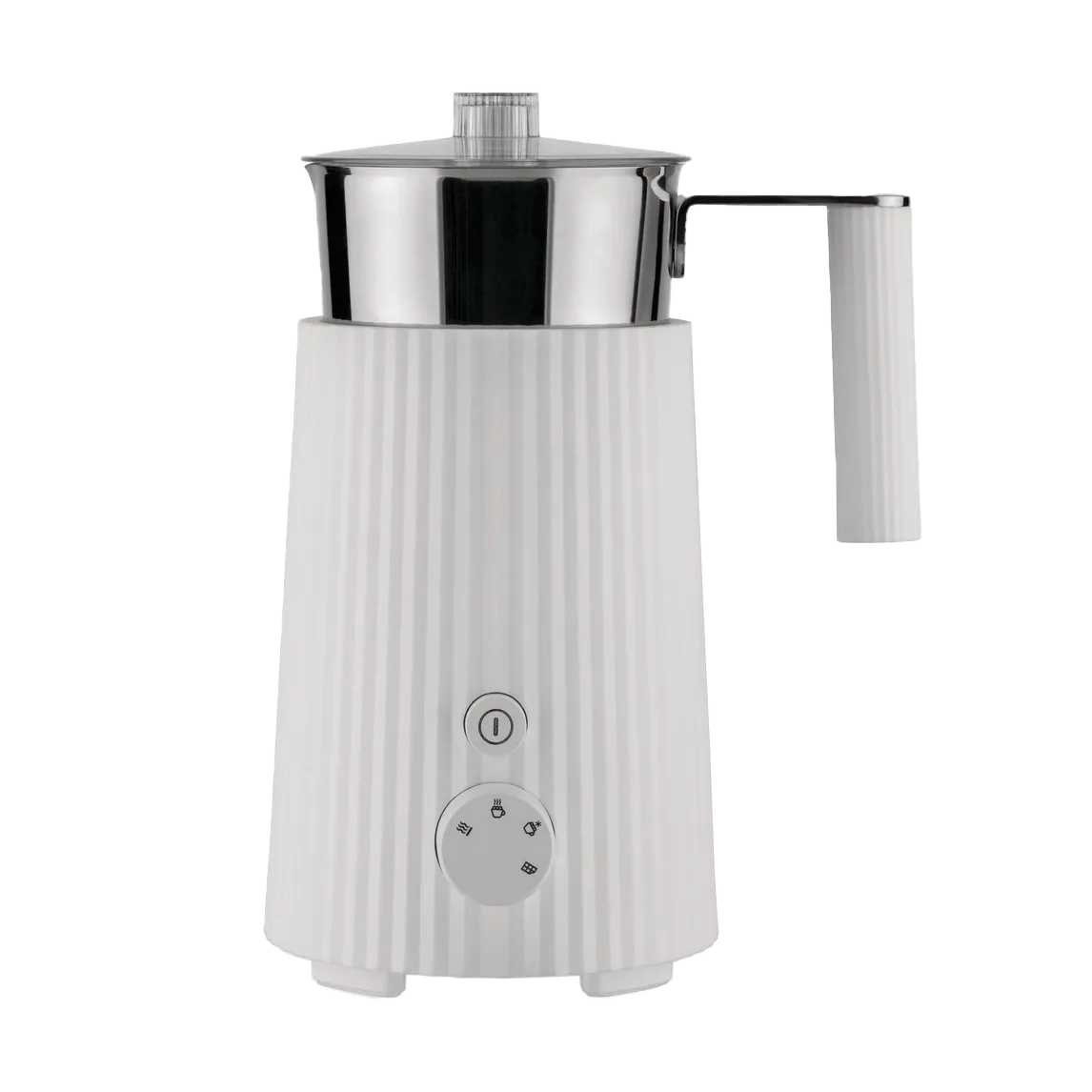 Plissé mælkeskummer 35 cl, Hvid Alessi