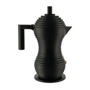 Pulcina espressomaskine sort - 15 cl, 3 kopper - Alessi