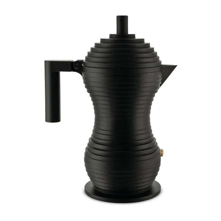 Pulcina espressomaskine sort - 30 cl, 6 kopper - Alessi