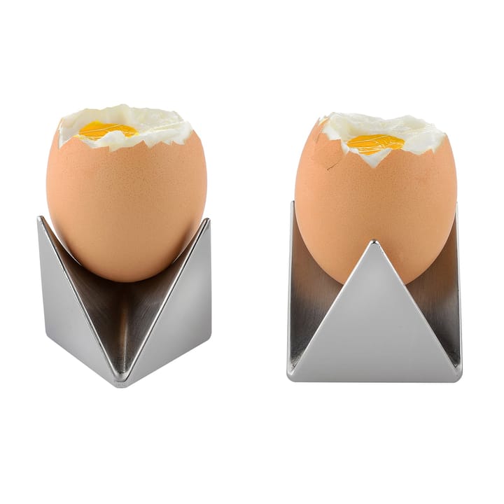 Roost æggebæger 2-pak, aluminium Alessi