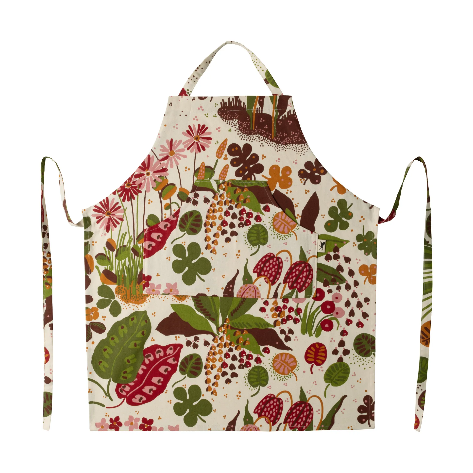 Ailanthus forklæde, Flerfarvet Almedahls