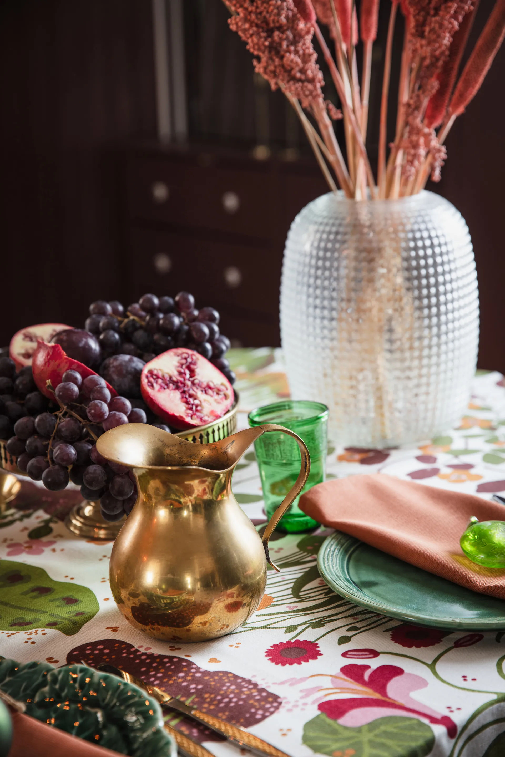 Ailanthus stof, Flerfarvet Almedahls