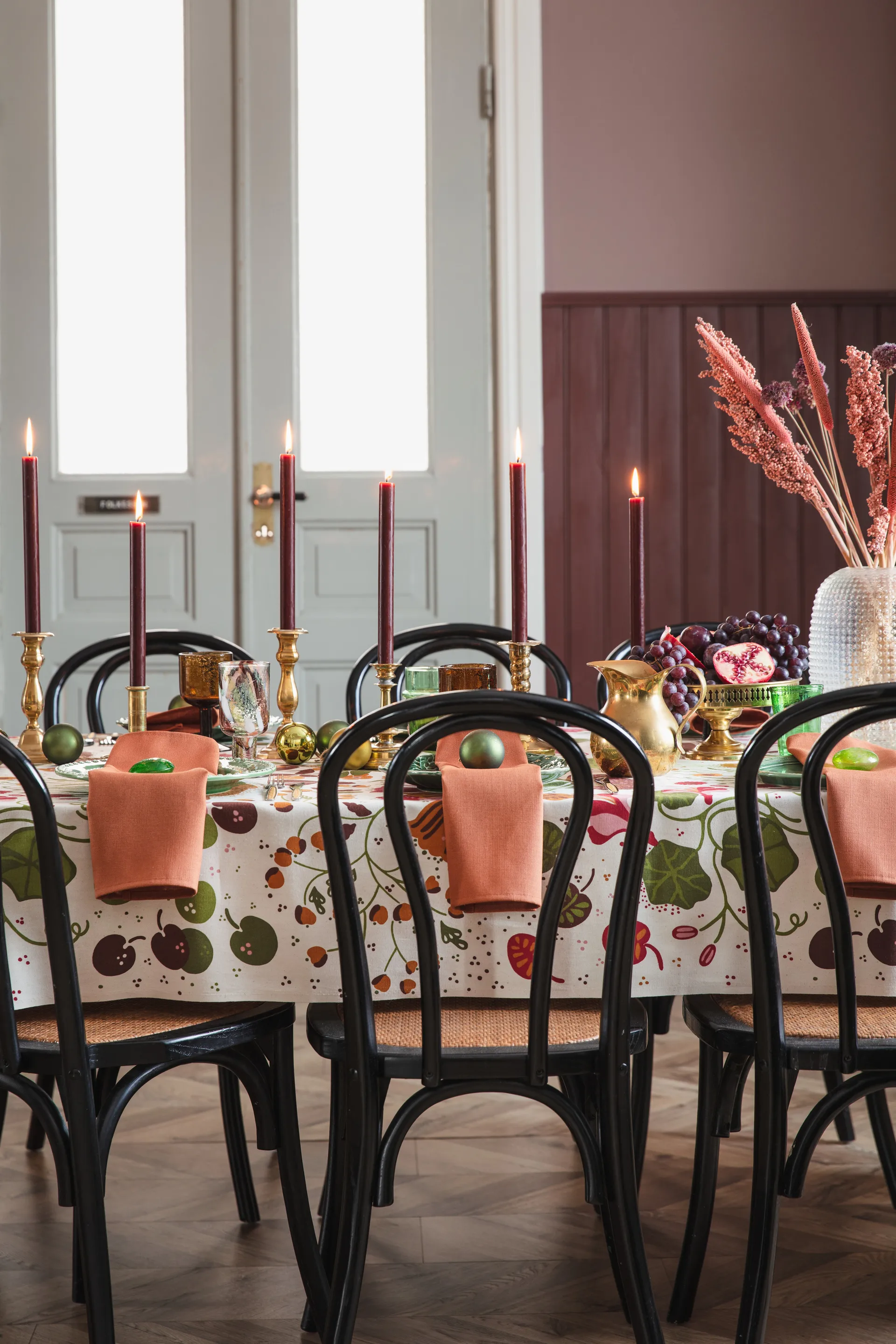 Ailanthus stof, Flerfarvet Almedahls