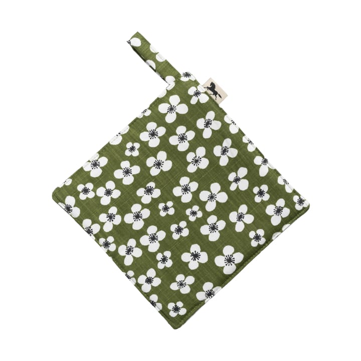 Belle Amie grydelap 23 x 23 cm - Mørkegrøn - Almedahls